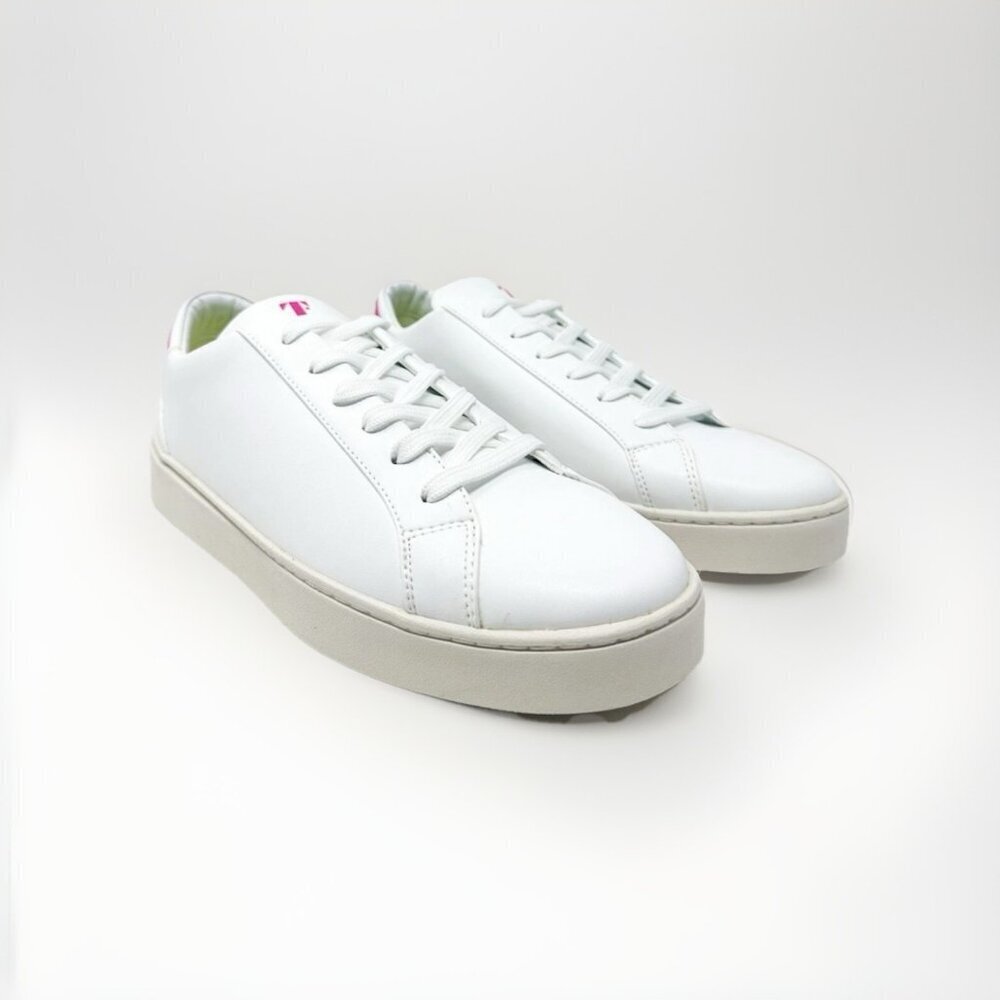 Thousand Fell Men's Lace Up Sneakers White/Pink 11 US / 44 EU - Picture 3 of 11